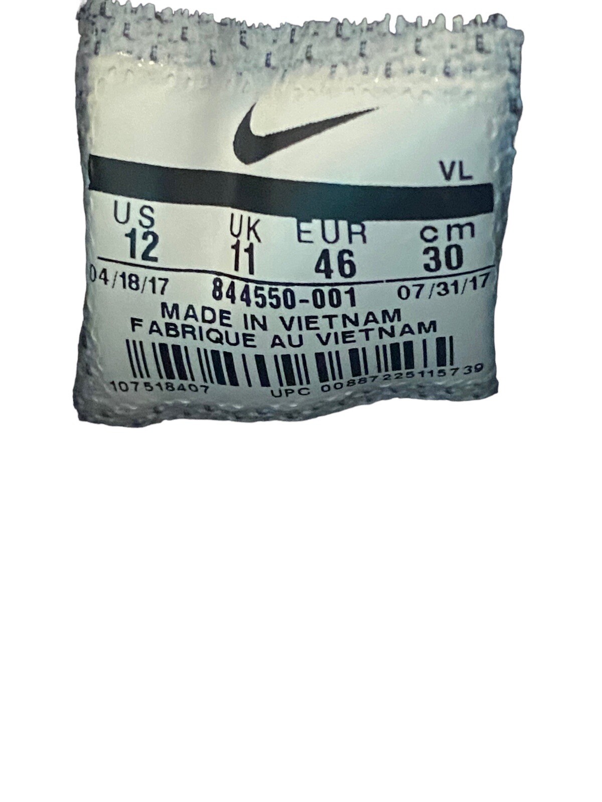 Nike Durasport 4 Mens Golf Shoes Sz 12 844550 001 Black Leather Soft