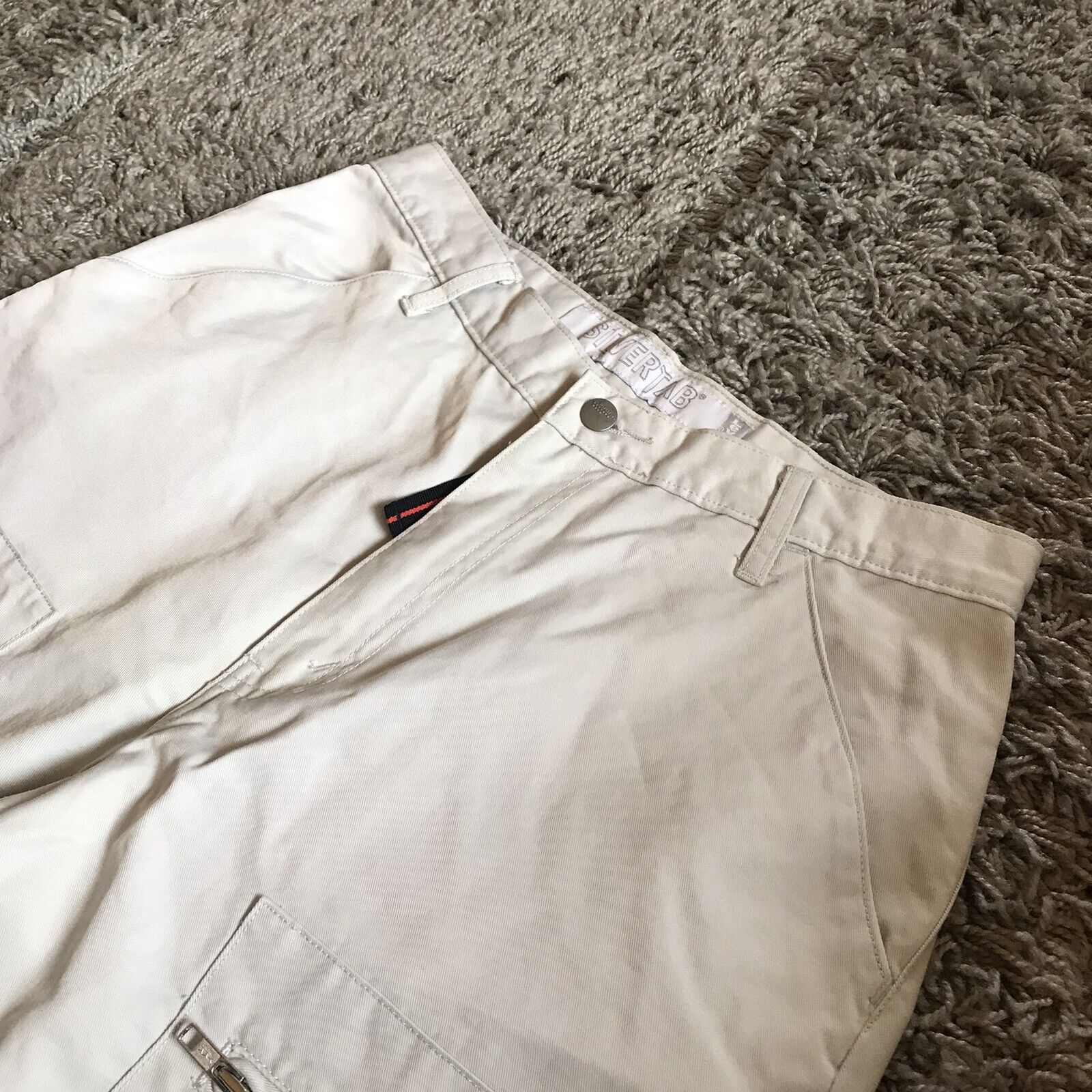 Vintage Levi’s SilverTab Baggy Zip Cargo Double K… - image 5