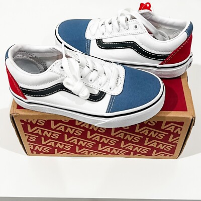 Vans ward color block red/white sneakers shoes Vans Men main image 3