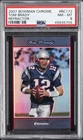 2007 BOWMAN CHROME REFRACTOR #BC172 TOM BRADY PSA 8