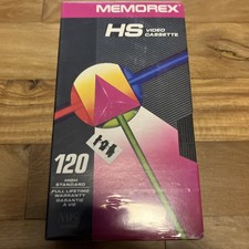 Memorex HS Video Cassette 120 VHS New