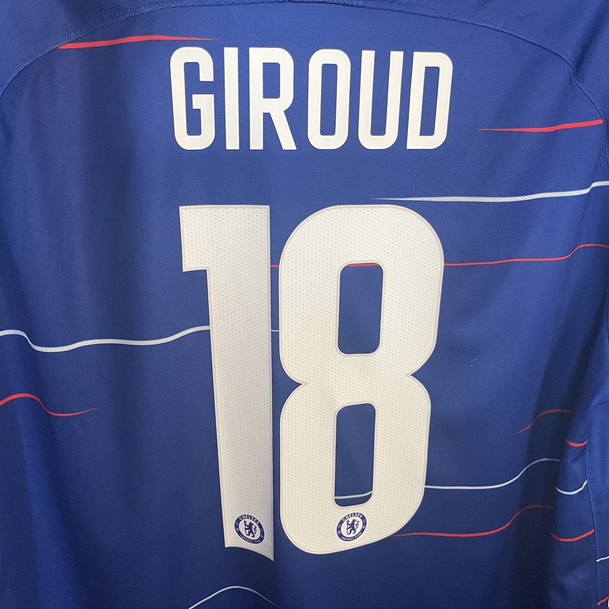 新品 CHELSEA FC Giroud 18 NIKE サイズL チェルシー Nike Chelsea FC Olivier Giroud#18 2020/2021 Authentic Away Jersey