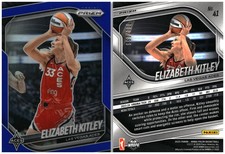 2025 Panini Prizm WNBA #41 Elizabeth Kitley Blue Pulsar Prizms #/199