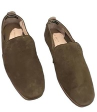 Women  s Cole Haan GrandSeries Water Resistant Olive Suede Slip-on Loafers