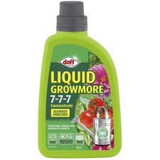 Doff Growmore Plant Feed 1L Liquid Multi Purpose Indoor Outdoor Plant Food 7.57 per litre