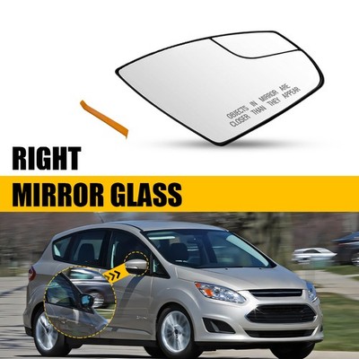 FOR FORD ESCAPE C-MAX Passenger HEATED BLIND SPOT BLIS LED LAMP MIRROR GLASS 13