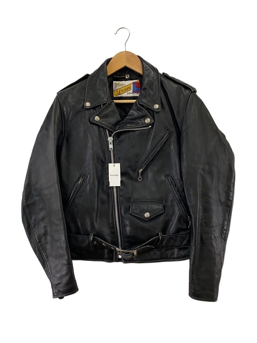 Schott Leather Double Riders Jacket 34 Black - Gem