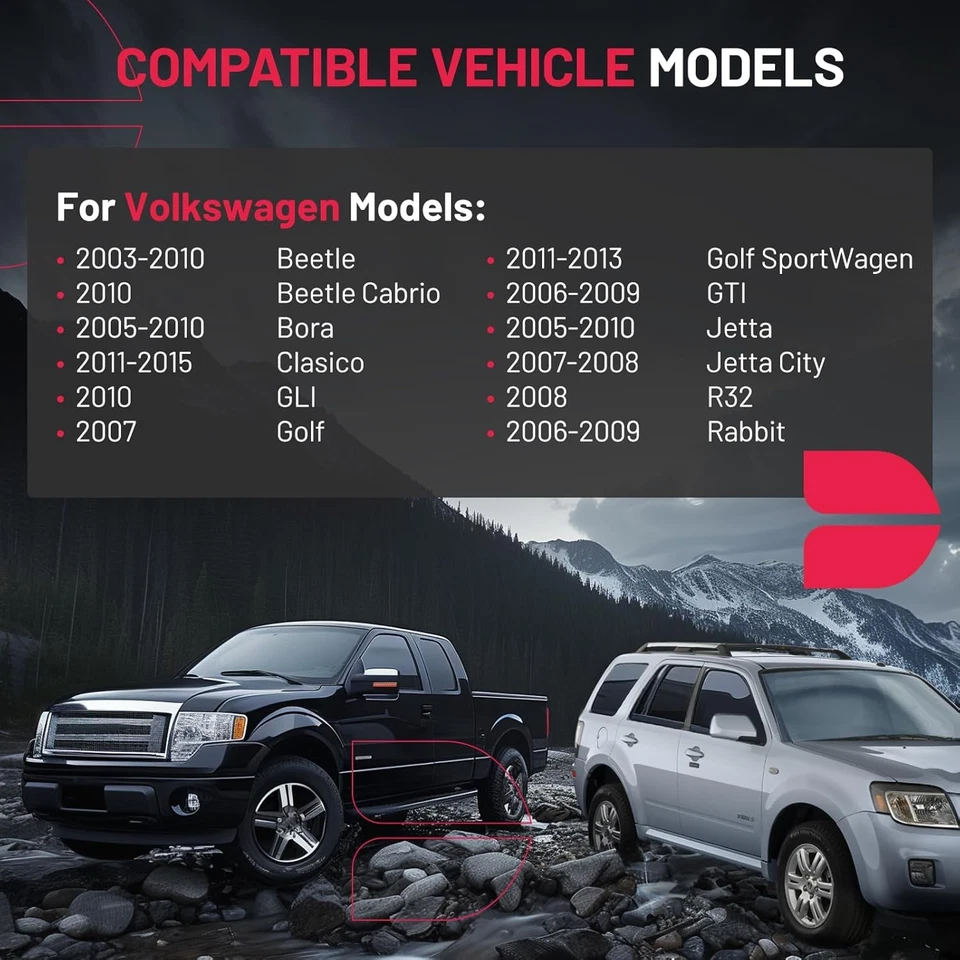 Door Latch Lock Actuator Front Left Driver Side For Volkswagen Beetle 2003-2010 - Image 4 of 4