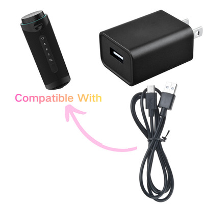 Charger For Tronsmart T7 Lite/Mega Pro ,Marshall Emberton II/Stockwell IISpeaker