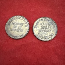 Miss Hattie’s San Angelo Texas House Of Ill Repute Trade Token  Whiskey Brothel