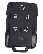 Smart Key Fob Shell Case Fits for Chevy Tahoe Suburban/GMC 6 Buttons Black