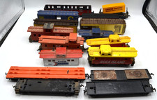 Lot of 16 Vintage HO Scale Freight Cars/Rolling Stock Lot As IS / Parts Kit Bash