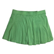 NWT Victoria's Secret Pink Green Pleated Tennis Skort Mini Skirt size Medium