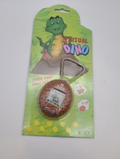 NEW IN PACKAGE Vintage Virtual Dino Pet Keychain