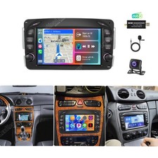 DAB+ 2+64G Für Mercedes CLK C209/W209 1998-2004 Autoradio Carplay Android15 Kam DAB+ 2+64G Für Mercedes CLK C209/W209 1998-2004 Autoradio Carplay Android15 Kam