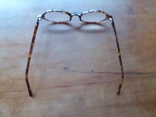 ANGLO AMERICAN MOD 401 OVAL FULL RIM EYEGLASS FRAMES TORTOISE 46-19 