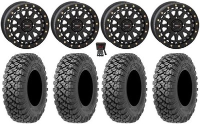 System 3 SB-6 Bdlk 15''Wheels Bk (5+2) 35''Alpha Soft Tires Honda Pioneer 1K/Talon
