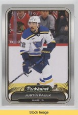 2023-24 Upper Deck Parkhurst Gold Foil Justin Faulk #255 READ kr0