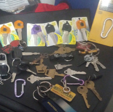 Assorted Key Blanks, Collectible Keys, Keycha...