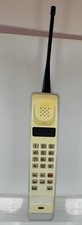 MOTOROLA BRICK /DYNATAC/8000H/1988/Adapter/beige/Micro RED LED /MIAMI/TESTED