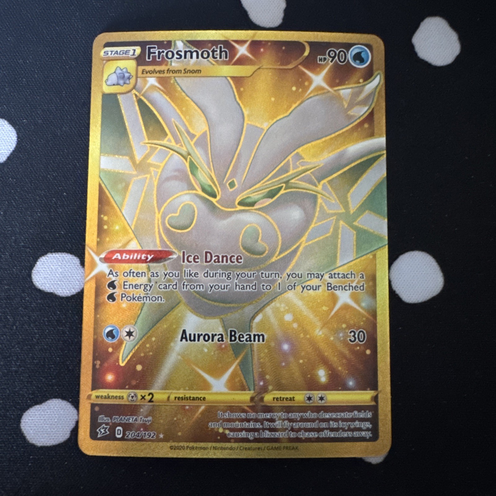 Frosmoth 204/192 Rebel Clash Secret Rare Near Mint Condition