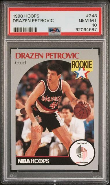1990 Hoops Drazen Petrovic #248 PSA 10