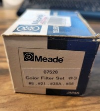 Meade Color Filter Set 07528 Series 4000 8, 21, 38A, 56