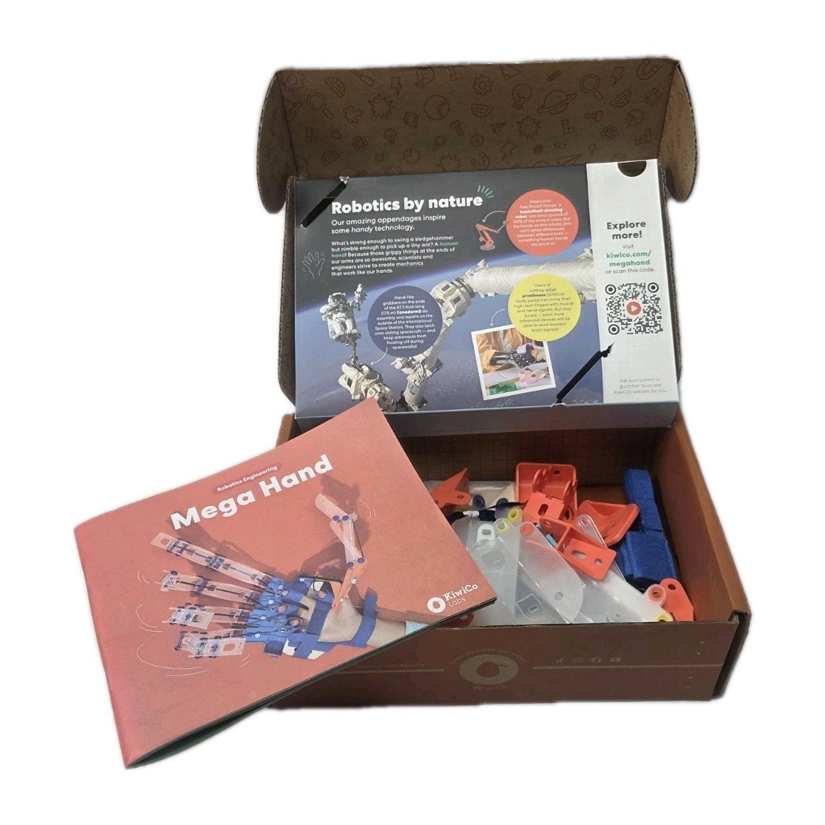 KiwiCo Labs Mega Hand Robotics & Engineering Kit for Ages 8-11 | eBay