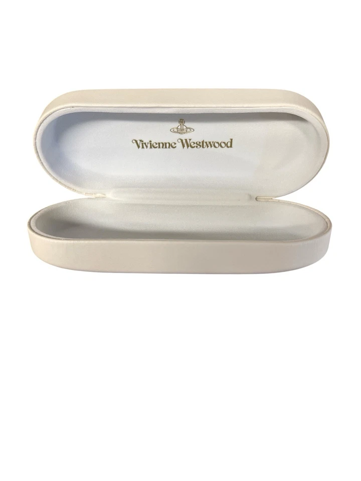 Original Vivienne Westwood White Hard Eyeglass/Sunglass Case Stylish & Authentic - Image 2 of 4