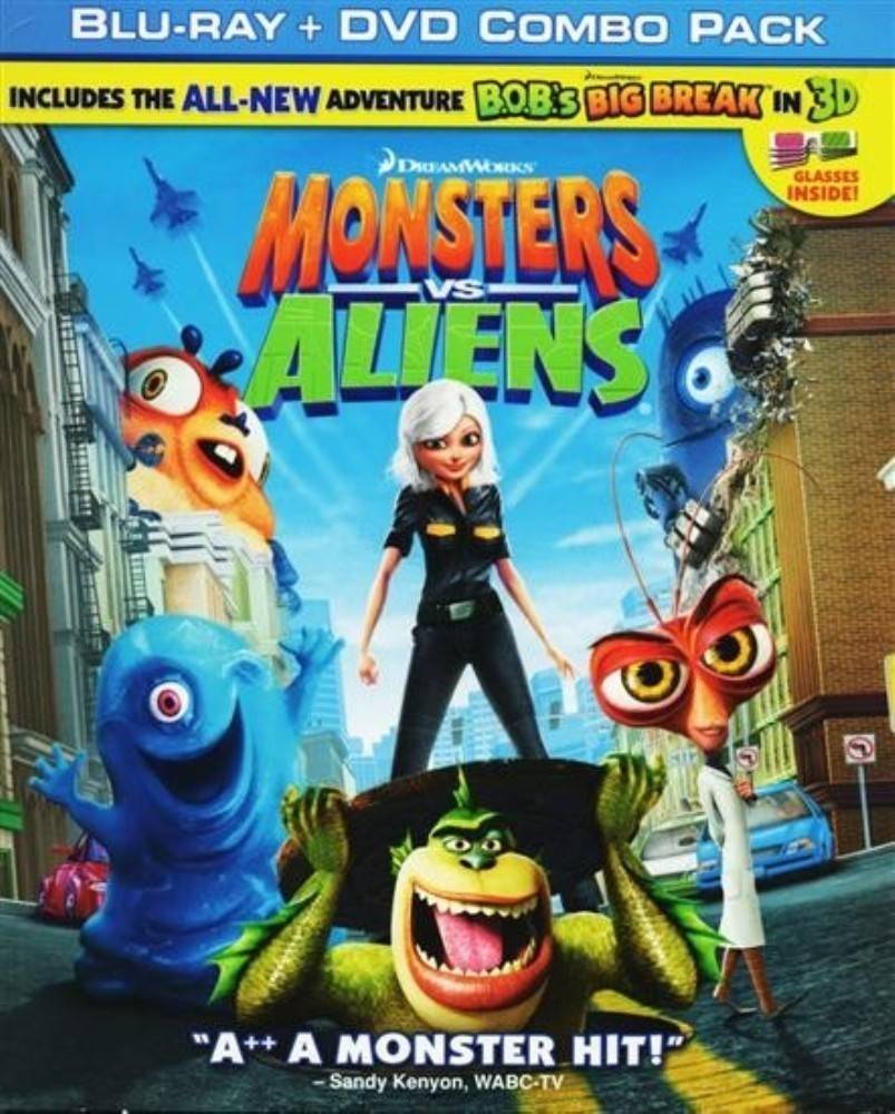 Monsters Vs Aliens Blu-ray