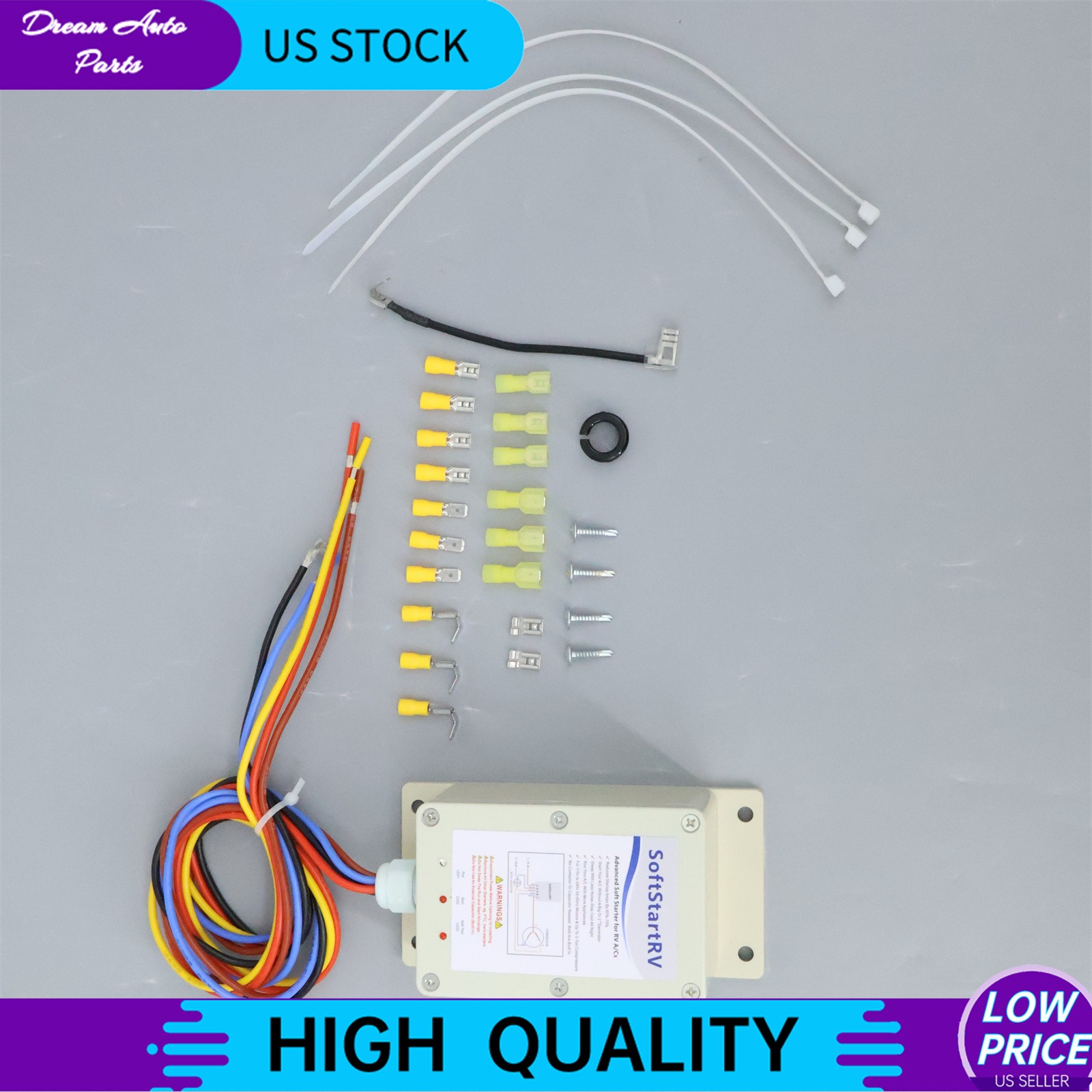 NEW Soft Start Kit Air Conditioner Setup RV A/C Starter Fits SSRV3T 110 Volts