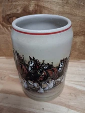 1987 Anheuser-Busch Budweiser Stein World Famous Clydesdales  1st In Series