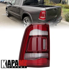Left Driver LED Tail Light For 2019 2020-2022 Dodge Ram 1500 Rear Brake Taillamp