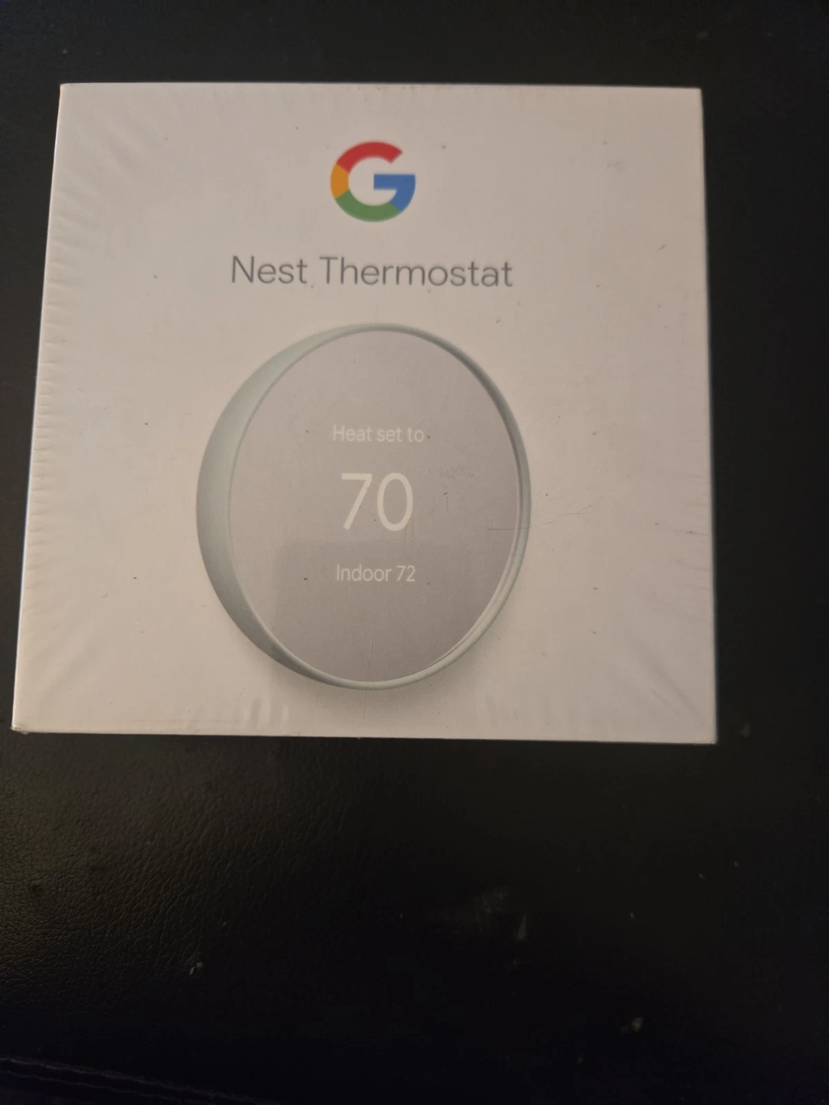 Google Nest Thermostat Smart Wi‑Fi Programmable Dial White Google Home G4CVZ NEW