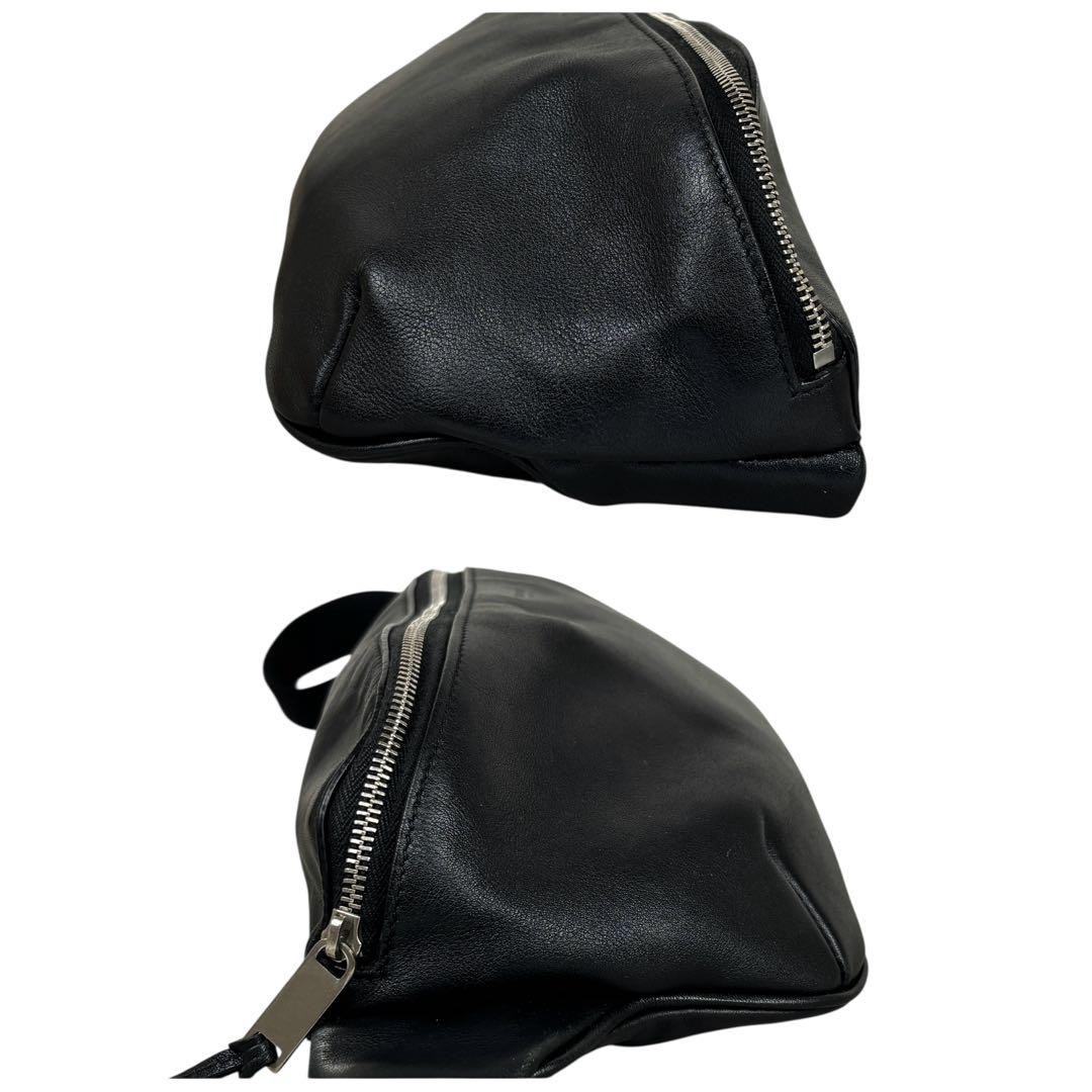 SAINT LAURENT Marsupio Cintura Nera Body Bag Cinghia Regolabile 34 5x13cm Giappone