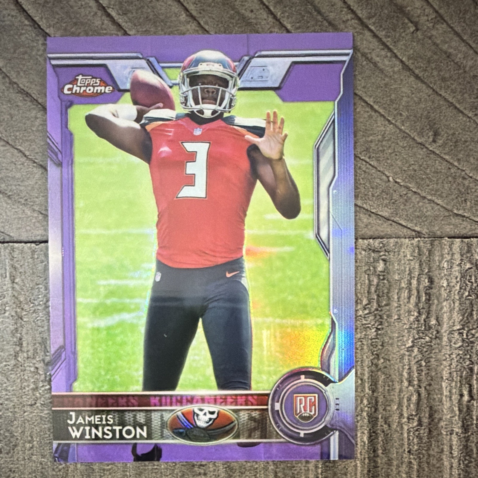 Jameis Winston Topps Chrome #200 Purple Refractor
