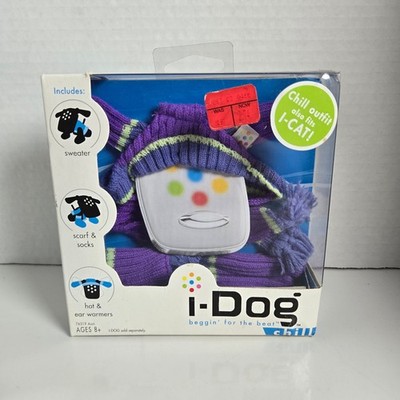 NEW I-Dog Chill Outfit I-Cat Clothes Purple & Blue Tiger Toys 2006 Hasbro