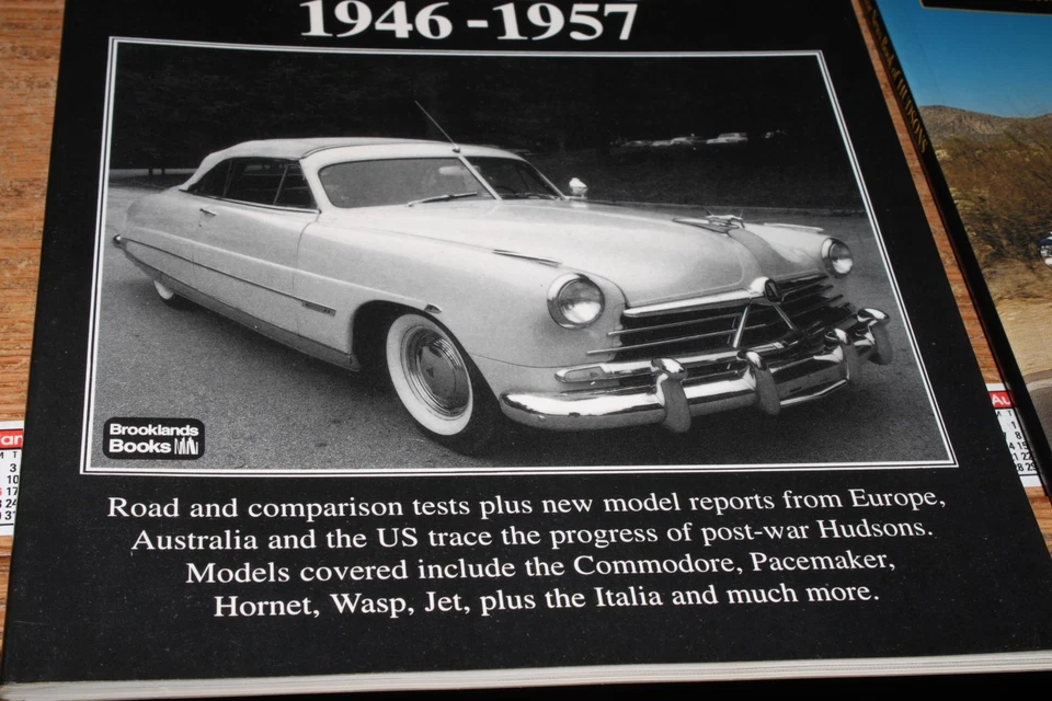 HUDSON REPORTS HORNET PHAETON SUPER SIX BROOKLANDS PRUEBA DE CARRETERA + LIBRO DOBLADILLO Foto 3 de 4