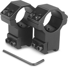 1 Inch Dovetail Scope Rings, High Profile Scope Mount for 11 mm Dovetail Rails -
