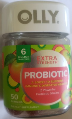 Olly Extra Strength Probiotic 50 Gummies Each Exp. 11/25