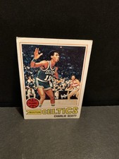 1977-78 Topps Basketball Charlie Scott Card #125 Boston Celtics