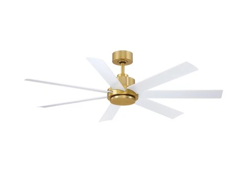 Brushed Satin Brass 56"Ceiling Fan from the Pendry 56 Collection - Picture 1 of 2
