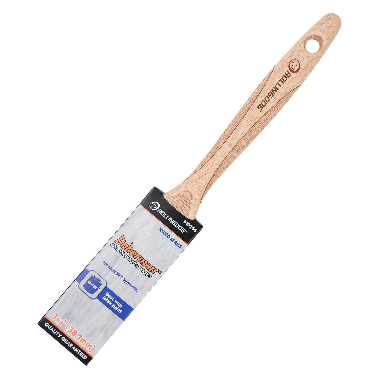 Rollingdog Doberman X1000 Series Flat Paint Brush, 1.5""