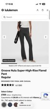 Lululemon Groove Nulu Super-High-Rise Flared Pant  