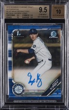 2019 BOWMAN DRAFT CHROME DRAFT PICKS AUTO #CDAGK GEORGE KIRBY #/150 BGS 9.5
