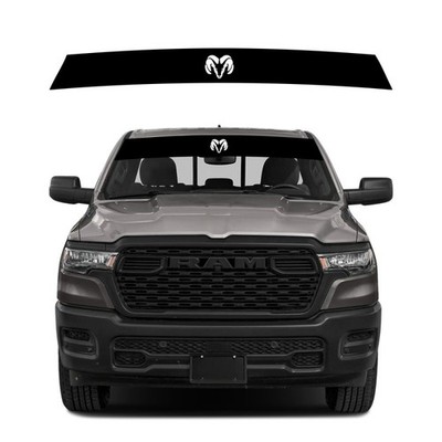 Auto Windschutzscheiben Aufkleber RAM Widderlogo minimalistisch Dodge RAM 1500