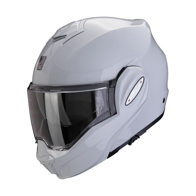SCORPION Klapphelm EXO-TECH EVO PRO SOLID helles Grau Gr: L ECE 22.06