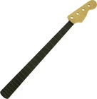 WD Licensed By Fender Replacement 20 Fret Neck For Jazz Bass Ebony Fretless W...