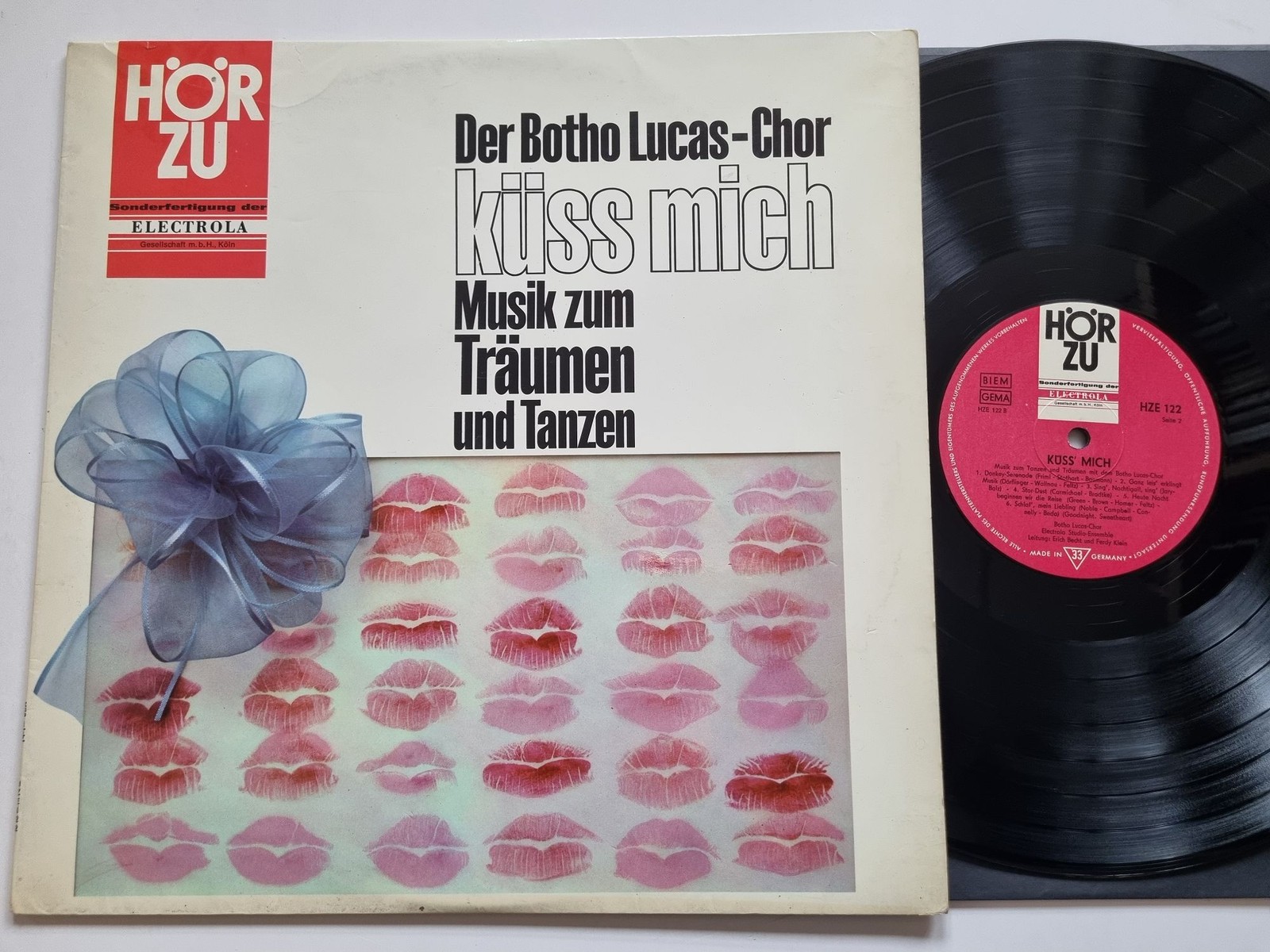 Der Botho Lucas-Chor - Küss Mich - Musik Zum Träumen Und Tanzen Vinyl LP Germany