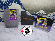 Solomon's Key NES Game Cartridge With Manual & Nintendo Sleeve TESTED